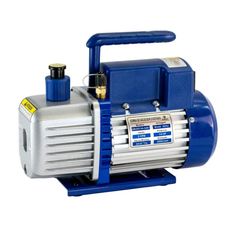 Bomba de Vácuo Gallant Duplo Estágio Bivolt Manual 2CFM