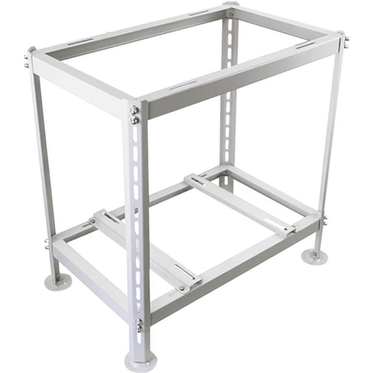 Suporte de Piso_Armário Duplo Gallant para Condensadora de Ar Condicionado e para Sistemas de Refrigeração